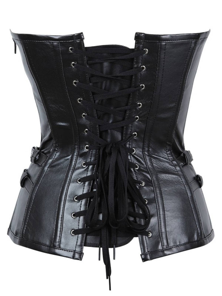 Steampunk Gothic Lace-Up Overbust Corset