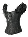 Steampunk Gothic Lace-Up Puff Sleeves Corset
