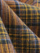 Yellow 1950s Plaid Bowknot Patchwork Dress