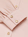 Pale Pink 1950s Bowtie Collar Satin Tops