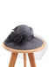 Retro Floral Mesh Wooled Dress Hat