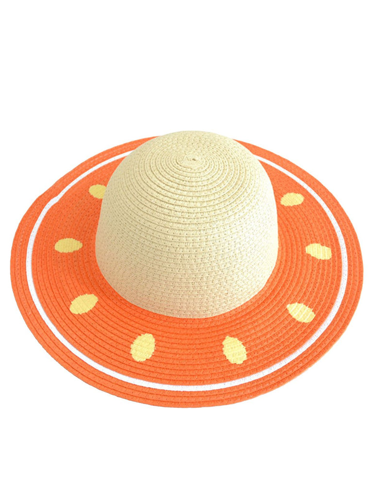 Orange Fruit-Like Sun Hat