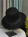 Retro Solid Tassel Raffia Sun Hat