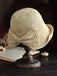 Retro Solid Bowknot Raffia Sun Hat