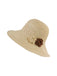Retro Braided Flowers Straw Hat