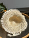 Beige Hand-made Lace Bow Sun Hat