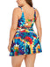 Plus Size 1940s Floral Skirted Bikini Set