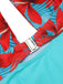 1950s Bow Tie Floral Cross Straps Swimsuit