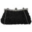 [US Warehouse] Black 1920s Rhinestone Clutch Bag