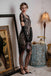 [US Warehouse] Black 1920s Fringe Lace Flapper Dress