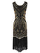 [US Warehouse] 1920s Sequined Fringe Flapper Dress