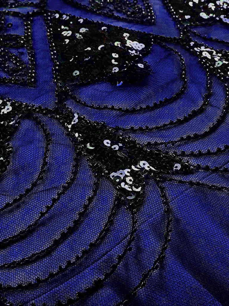 [US Warehouse] 1920s Sequined Maxi Flapper Dress
