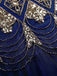 [US Warehouse] Blue 1920s Sequined Maxi Flapper Dress