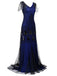 1920s Sequined Maxi Flapper Dress