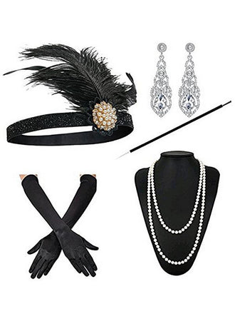 1920s Flapper Costume Accessory Set