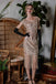 Pink 1920s Sequin Fringed Dress