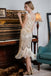 [US Warehouse] Apricot 1920s Beaded Sequin  Flapper Dress