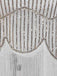 White 1920s Fringed Flapper Dress