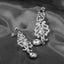 This Silver 1920s Bridal Earrings carries 1920s stories waiting to be told