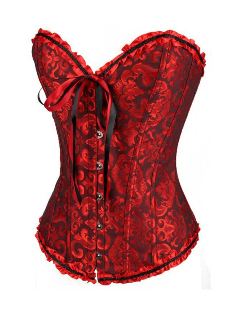 Steampunk Gothic Lace Overbust Corset — vintage elegance for the modern woman