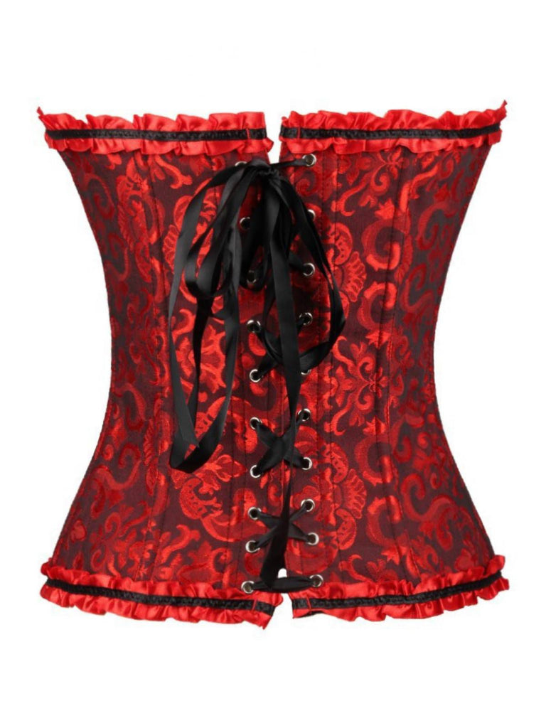 Steampunk Gothic Lace Overbust Corset: timeless style reimagined