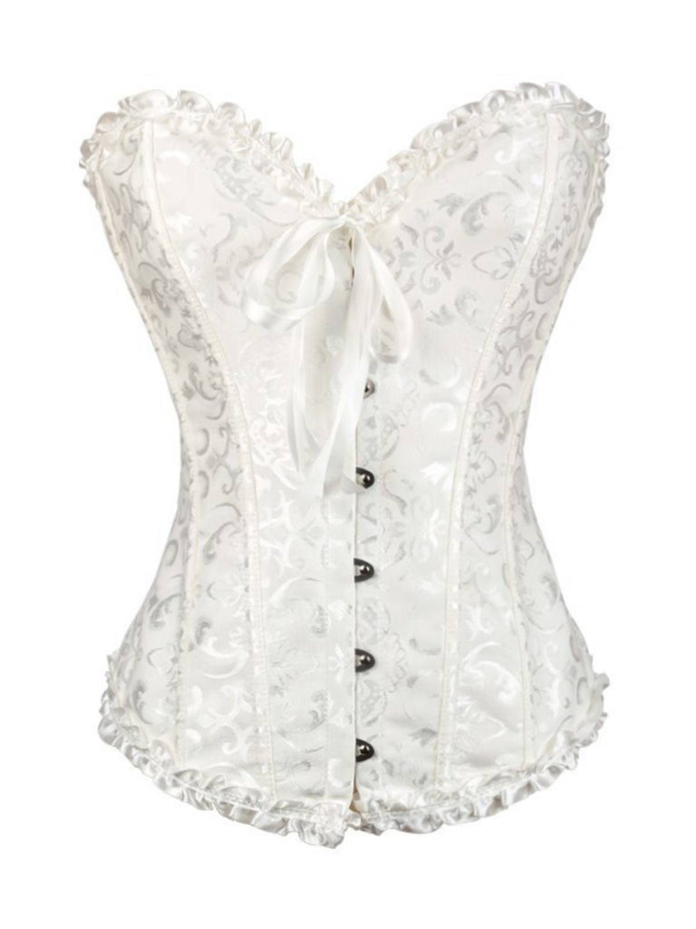 Steampunk Gothic Lace Overbust Corset — vintage elegance for the modern woman