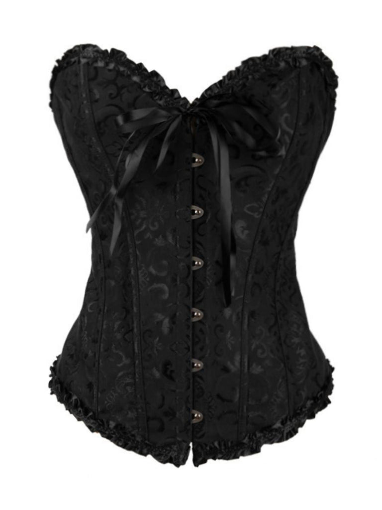 Steampunk Gothic Lace Overbust Corset: timeless style reimagined