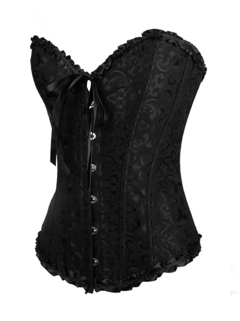 Steampunk Gothic Lace Overbust Corset — vintage elegance for the modern woman