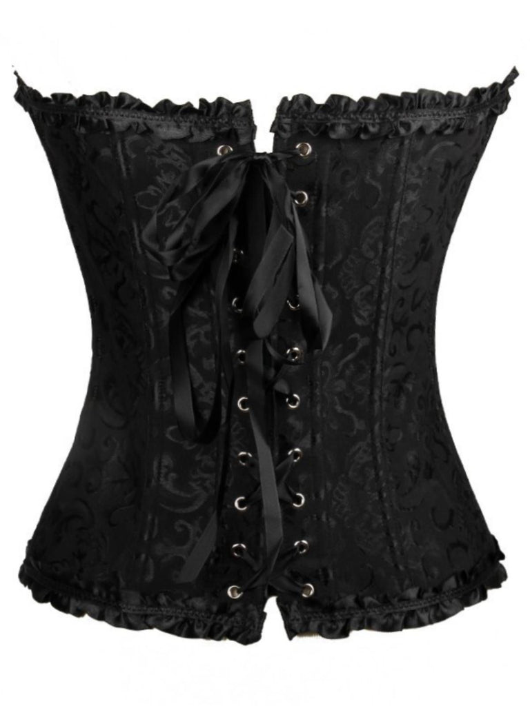 Steampunk Gothic Lace Overbust Corset: timeless style reimagined