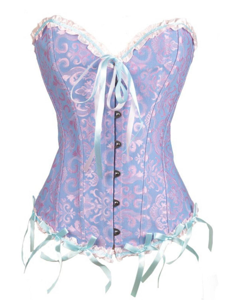 Steampunk Gothic Lace Overbust Corset: timeless style reimagined