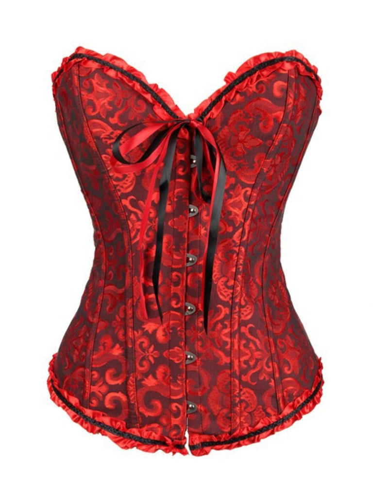 Steampunk Gothic Lace Overbust Corset: timeless style reimagined