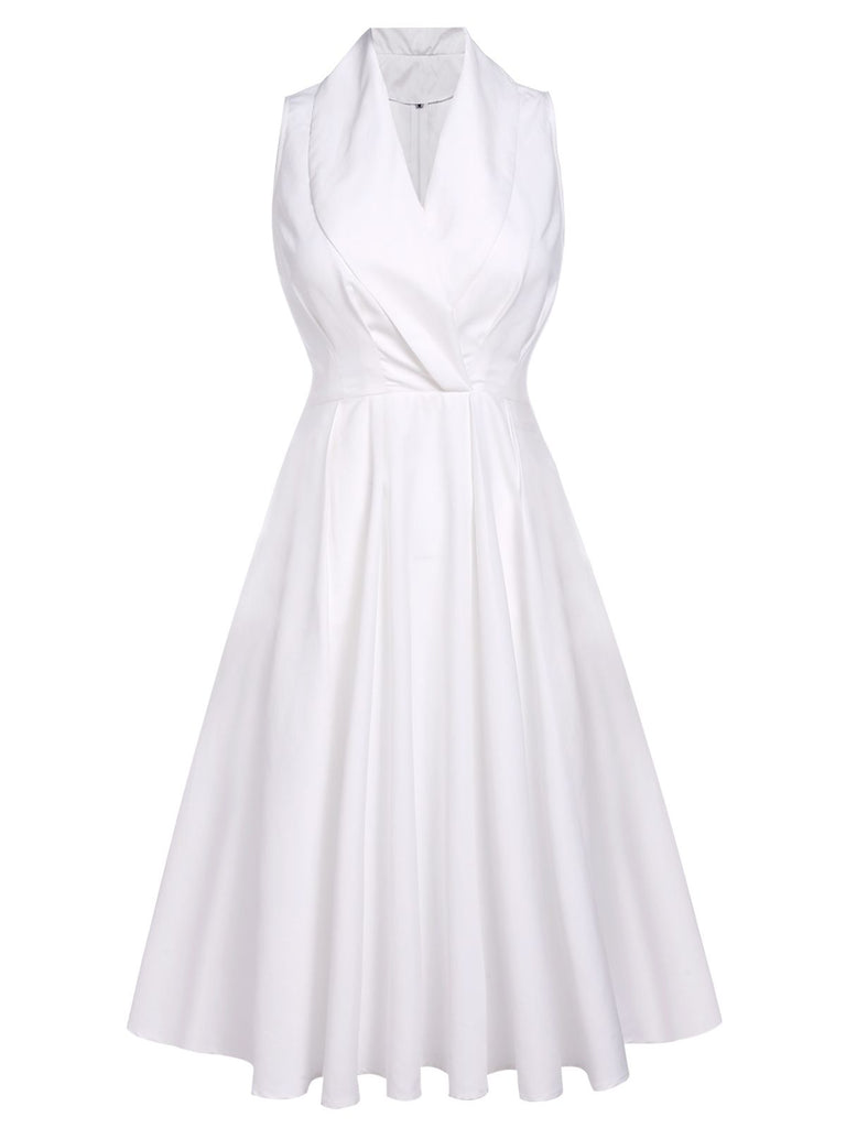 1950s Halter Belted Swing Dress | 1950s | vintage dress, retro fashion