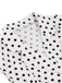 White 1950s Polka Dot Lapel Swing Dress — vintage elegance for the modern woman