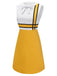 White & Yellow 1960s Bowknot Patchwork Dress, vintage dress, retro fashion - perfect for women who love vintage and retro fashion