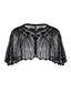 [US Warehouse] Black 1920s Shawl Beaded Sequin Flapper Cape