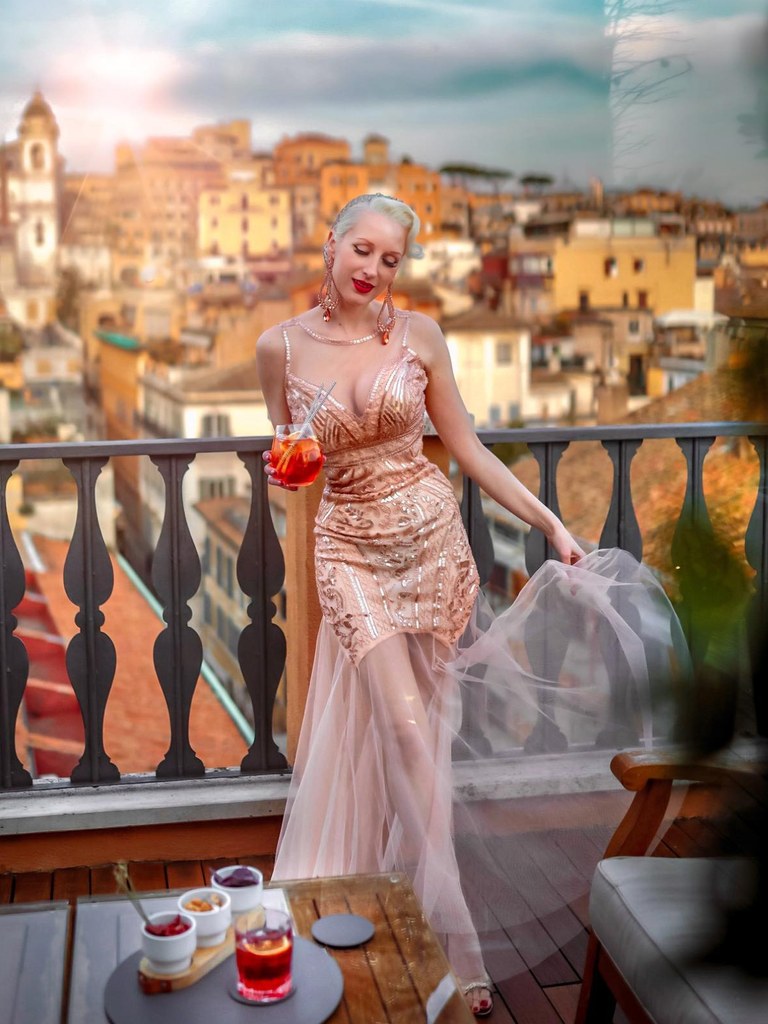 1920s Sequin Gatsby Long Dress
